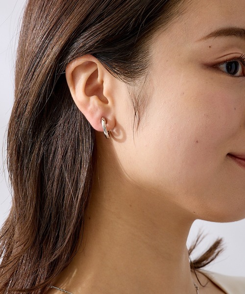 CALIN STANDARD(カリンスタンダード)の「◆金属アレルギー対応◆◆made in japan◆【痛くない】【落ちにくい】【ストレスフリーな着け心地】ツイスト グランループフィットイヤリング(イヤリング・レディース・ゴールド/シルバー・FREE)」の17枚目の写真