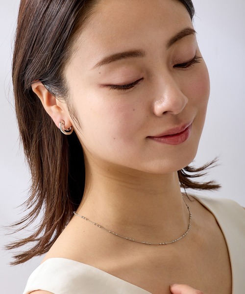 CALIN STANDARD(カリンスタンダード)の「◆金属アレルギー対応◆◆made in japan◆【痛くない】【落ちにくい】【ストレスフリーな着け心地】ツイスト グランループフィットイヤリング(イヤリング・レディース・ゴールド/シルバー・FREE)」の14枚目の写真