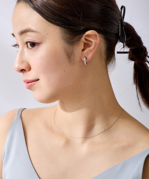 CALIN STANDARD(カリンスタンダード)の「◆金属アレルギー対応◆◆made in japan◆【痛くない】【落ちにくい】【ストレスフリーな着け心地】ツイスト グランループフィットイヤリング(イヤリング・レディース・ゴールド/シルバー・FREE)」の12枚目の写真