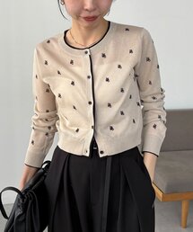 CAPRICIEUX LE'MAGE | モノグラムカーディガン(カーディガン/ボレロ)