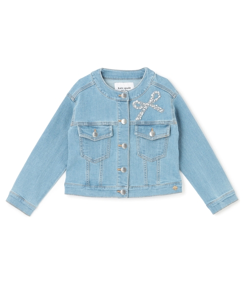 ボウビジューデニムジャケット（ブルゾン）｜kate spade new york kids
