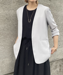 Abahouse Devinette（ドゥヴィネット）の「ノーカラージャケット（ノーカラージャケット）」