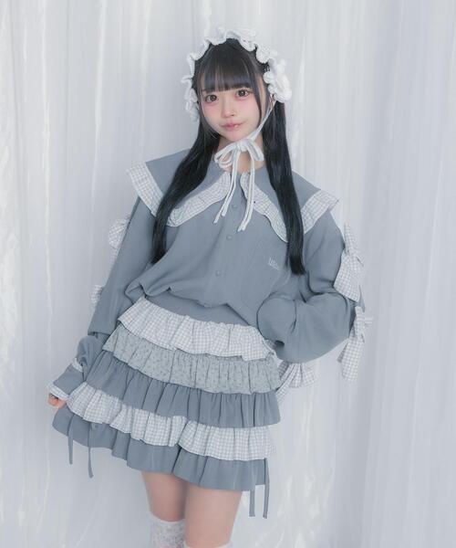 Whinny（ホワイニー）の「Whinny/【2026春新作♪】さくらもちパンティー（その他パンツ・レディース・ブラック/ホワイト/グレー・FREE）」の5枚目の写真