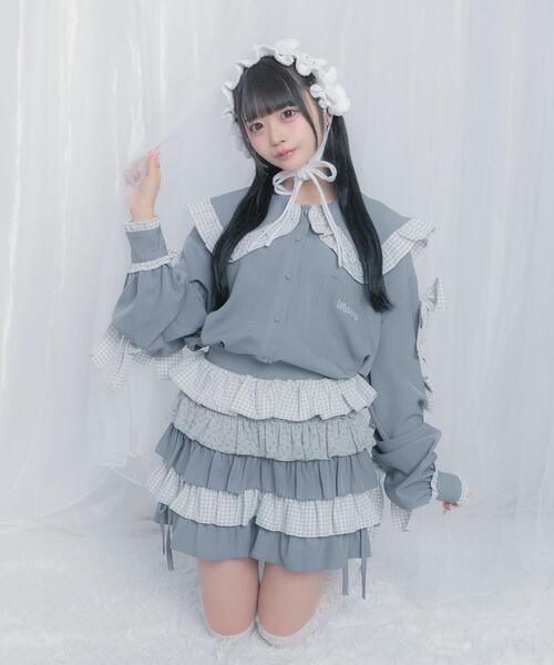 Whinny（ホワイニー）の「Whinny/【2026春新作♪】さくらもちパンティー（その他パンツ・レディース・ブラック/ホワイト/グレー・FREE）」の6枚目の写真