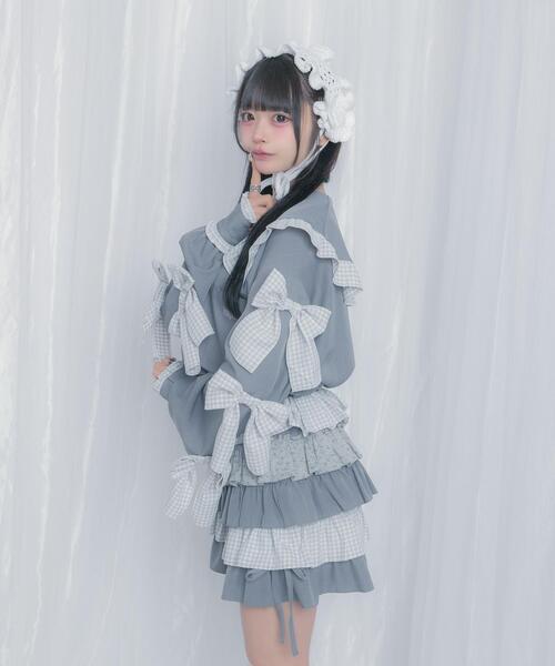 Whinny（ホワイニー）の「Whinny/【2026春新作♪】さくらもちパンティー（その他パンツ・レディース・ブラック/ホワイト/グレー・FREE）」の7枚目の写真