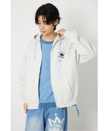 ボンディングワッフルZIPパーカー