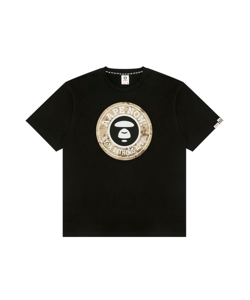 AAPE BY A BATHING APE(エーエイプバイアベイシングエイプ)の「AAPE BASIC TEE(Tシャツ/カットソー・メンズ・ブラック・MEDIUM/LARGE)」の1枚目の写真