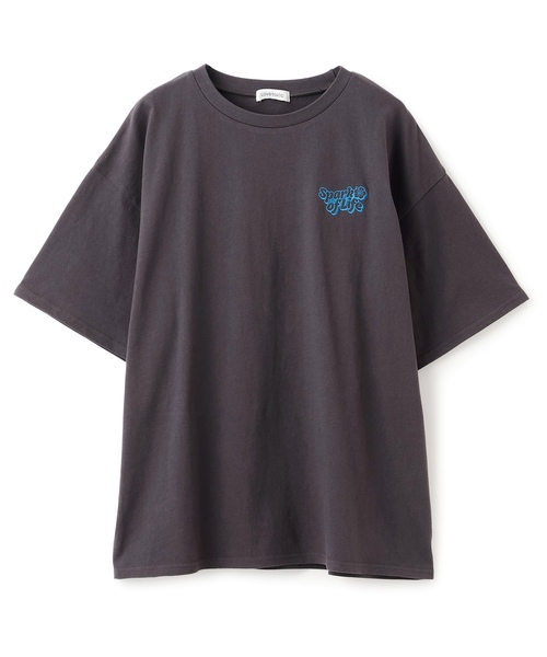 LOVETOXIC（ラブトキシック）の「【綿100%】バックフォトルーズ半袖T（Tシャツ/カットソー・キッズ・チャコール/オフホワイト/サックスブルー/イエロー・M:150cm/S:140cm/L:160cm/130cm）」の21枚目の写真