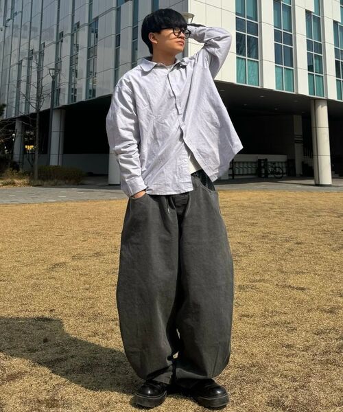 CARGOBROS（カーゴブロス）の「ハイカーブドピグメントパンツ（カーキ）（その他パンツ・メンズ・その他・FREE）」の11枚目の写真