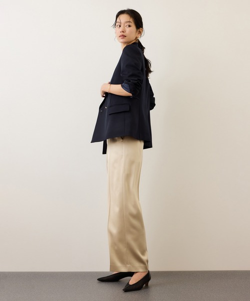 ROPE'（ロペ）の「ストレッチ金ボタンブレザージャケット（テーラードジャケット・レディース・ネイビー・36/38）」の8枚目の写真