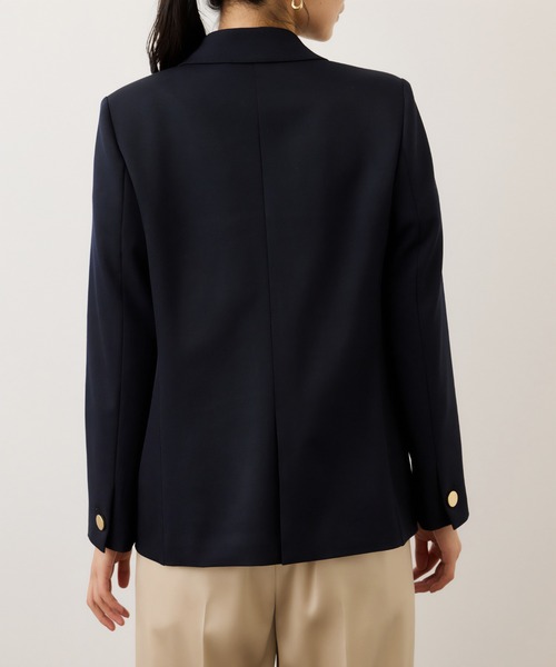 ROPE'（ロペ）の「ストレッチ金ボタンブレザージャケット（テーラードジャケット・レディース・ネイビー・36/38）」の12枚目の写真
