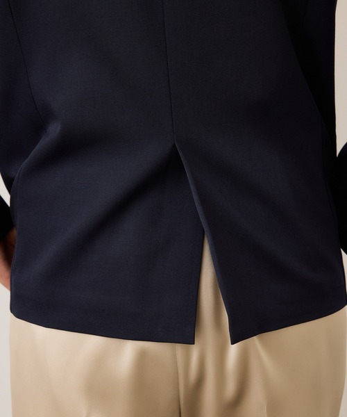 ROPE'（ロペ）の「ストレッチ金ボタンブレザージャケット（テーラードジャケット・レディース・ネイビー・36/38）」の13枚目の写真