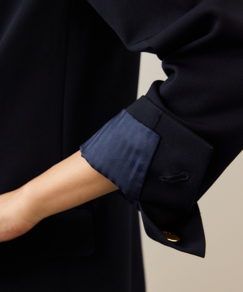 ROPE'（ロペ）の「ストレッチ金ボタンブレザージャケット（テーラードジャケット・レディース・ネイビー・36/38）」の17枚目の写真