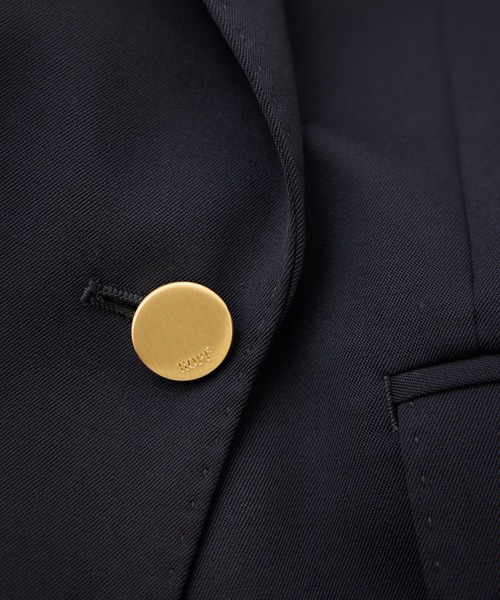 ROPE'（ロペ）の「ストレッチ金ボタンブレザージャケット（テーラードジャケット・レディース・ネイビー・36/38）」の19枚目の写真