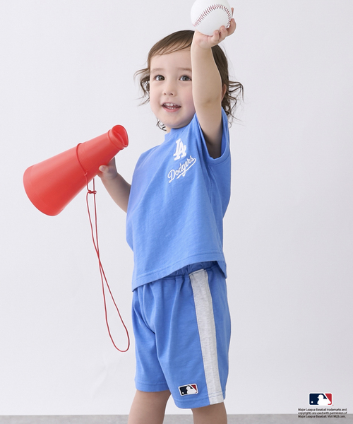 petit main(プティマイン)の「【MLB】カットセットアップ(セットアップ・キッズ・トップグレー/ライトブルー/エメラルド・90cm/100cm/110cm/80cm/130cm/120cm)」の22枚目の写真
