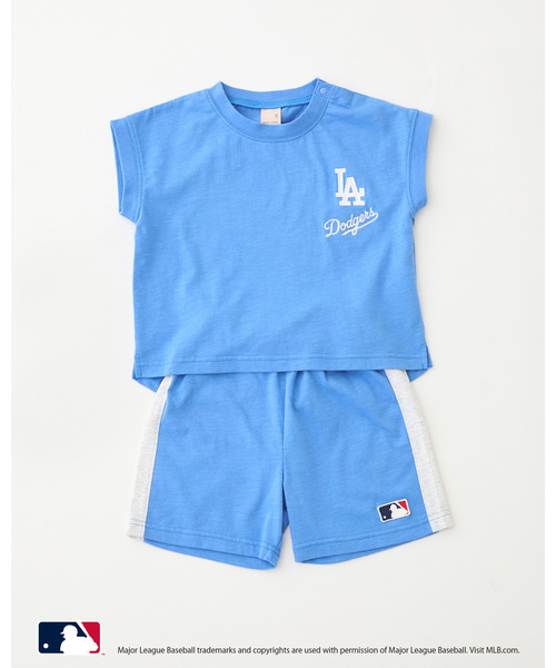 petit main(プティマイン)の「【MLB】カットセットアップ(セットアップ・キッズ・トップグレー/ライトブルー/エメラルド・90cm/100cm/110cm/80cm/130cm/120cm)」の10枚目の写真