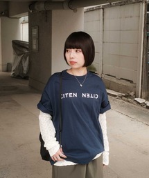 CITEN（シテン）の「<CITEN>CITENビッグヨコロゴT（Tシャツ/カットソー）」