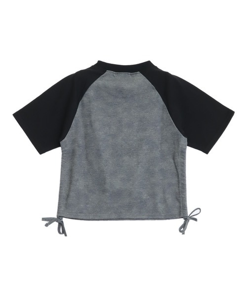 ANAP GｉRL（アナップガール）の「ROCK シャーリング トップス（Tシャツ/カットソー・キッズ・ブラック/レッド・XS/S/M）」の19枚目の写真