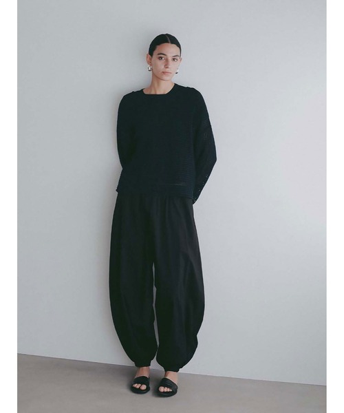 HER.（ハー）の「ニットメッシュプルオーバー（ニット/セーター・レディース・ブラック/ネイビー/オフホワイト・フリー）」の17枚目の写真