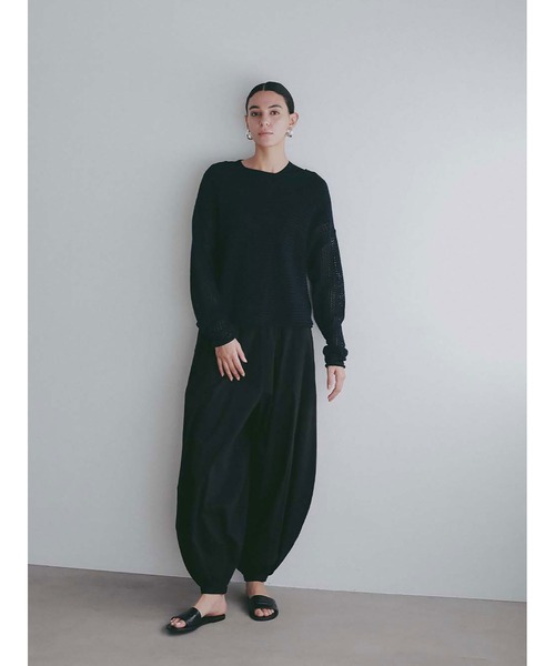 HER.（ハー）の「ニットメッシュプルオーバー（ニット/セーター・レディース・ブラック/ネイビー/オフホワイト・フリー）」の18枚目の写真