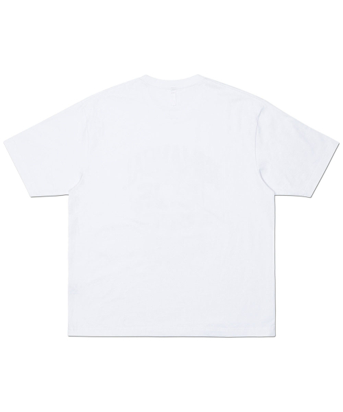 NOMANUAL(NOMANUAL)の「BLAZING SKULL T-SHIRT - WHITE(Tシャツ/カットソー・レディース・その他・LARGE/MEDIUM/SMALL/X-LARGE)」の4枚目の写真
