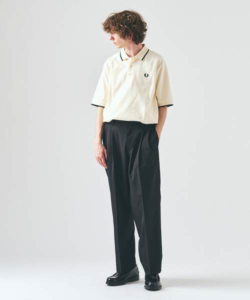 417 EDIFICE(フォーワンセブンエディフィス)の「TRツイル 2タックパンツ(スラックス・メンズ・グレー/ベージュ/ブラック/カーキ・SMALL/MEDIUM/LARGE)」の9枚目の写真