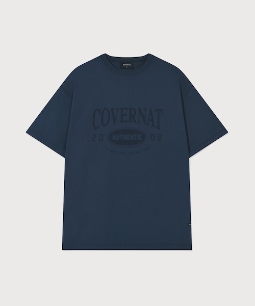 COVERNAT(カバーナット)の「BRUSH LETTERING GRAPHIC T-SHIRT(Tシャツ/カットソー・メンズ・ホワイト/ネイビー系・X-LARGE/LARGE/MEDIUM/SMALL/X-SMALL)」の1枚目の写真