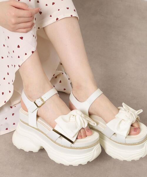 ESPERANZA(エスペランサ)の「【SPORTS SANDAL COLLECTION】グリッターラインリボンスポサン(サンダル・レディース・ベージュ系8/ブラック系2/ホワイト系3・LL/S/M/L)」の6枚目の写真