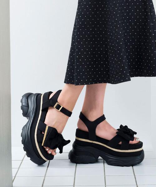 ESPERANZA(エスペランサ)の「【SPORTS SANDAL COLLECTION】グリッターラインリボンスポサン(サンダル・レディース・ベージュ系8/ブラック系2/ホワイト系3・LL/S/M/L)」の10枚目の写真