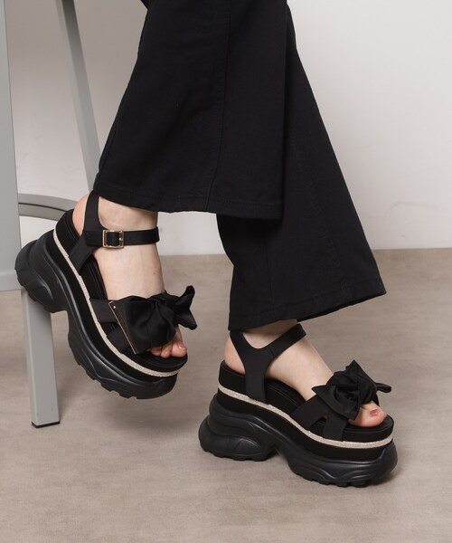 ESPERANZA(エスペランサ)の「【SPORTS SANDAL COLLECTION】グリッターラインリボンスポサン(サンダル・レディース・ベージュ系8/ブラック系2/ホワイト系3・LL/S/M/L)」の11枚目の写真