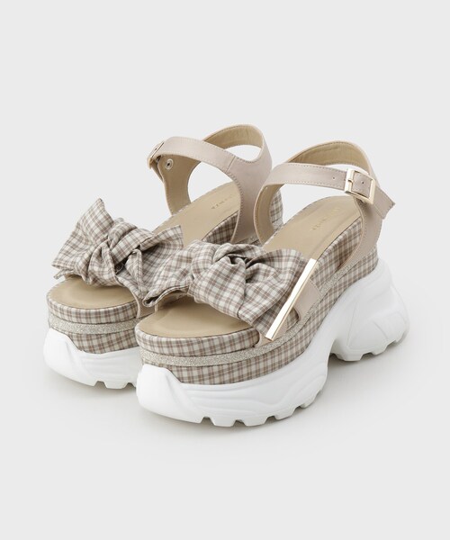 ESPERANZA(エスペランサ)の「【SPORTS SANDAL COLLECTION】グリッターラインリボンスポサン(サンダル・レディース・ベージュ系8/ブラック系2/ホワイト系3・LL/S/M/L)」の20枚目の写真