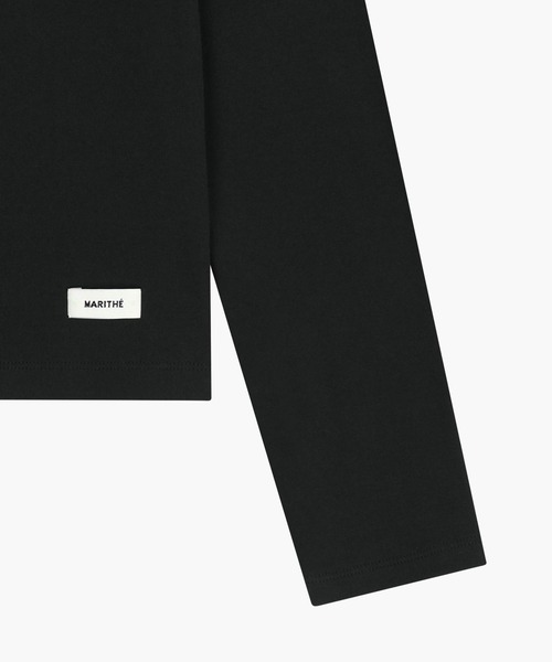 MARITHE + FRANCOIS GIRBAUD(マリテフランソワジルボー)の「W BASIC SCOOP BACK LONG SLEEVE(Tシャツ/カットソー・レディース・ホワイト/ヘザーグレー/ブラック・SMALL/MEDIUM)」の12枚目の写真