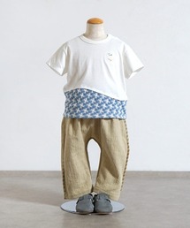 Hoppetta（ホッペッタ）の「【Hoppetta(ホッペッタ)】アヒル刺繍Tシャツ 80・90・100cm（Tシャツ/カットソー）」