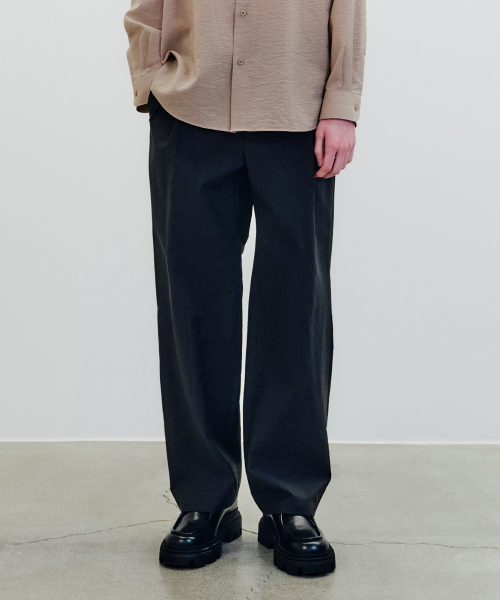 MINDBRIDGE（マインドブリッジ）の「[COUTURE]セミワイド切替フルバンディングパンツ MYPT3172（その他パンツ・メンズ・ダークグレー・36/34/32/30/29）」の4枚目の写真