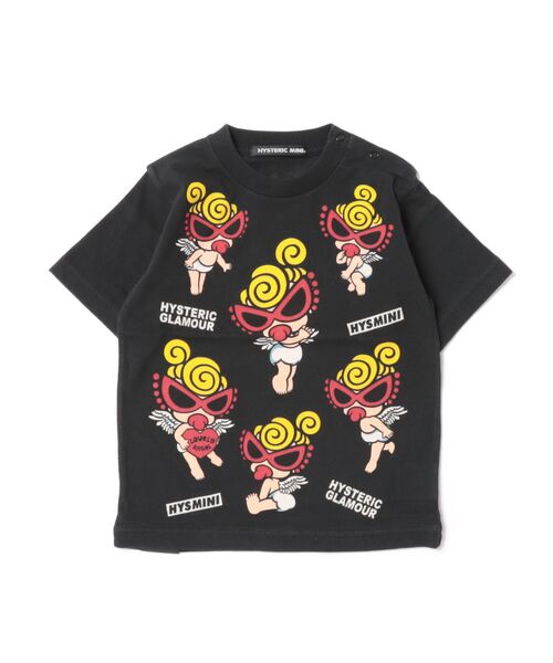 HYSTERIC MINI（ヒステリックミニ）の「ANGEL MINI 半袖Tシャツ（Tシャツ/カットソー・キッズ・ブラック/ホワイト・90）」の2枚目の写真