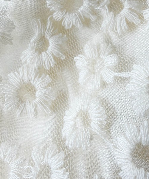 Nana(ナナ)の「フラワー刺繍シアートートバッグ(ショルダーバッグ・レディース・ベージュ系2/ベージュ系1・FREE)」の10枚目の写真