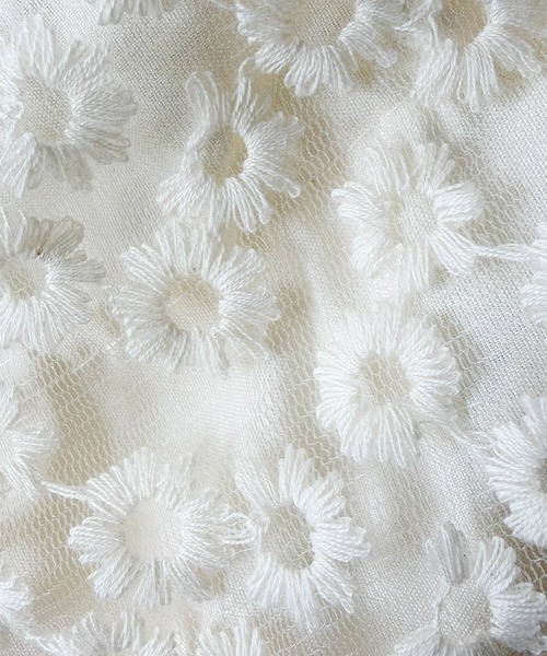 Nana(ナナ)の「フラワー刺繍シアートートバッグ(ショルダーバッグ・レディース・ベージュ系2/ベージュ系1・FREE)」の13枚目の写真