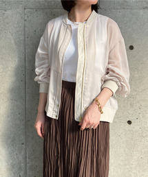 SOFFITTO（ソフィット）の「《定番》シアーブルゾン（ブルゾン）」