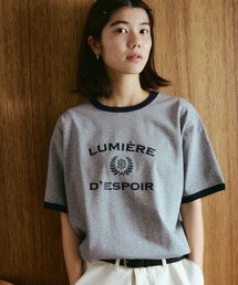 BROKEN BASE（ブロークンベース）の「College Logo Ringer Tee / カレッジロゴリンガーTee（Tシャツ/カットソー）」