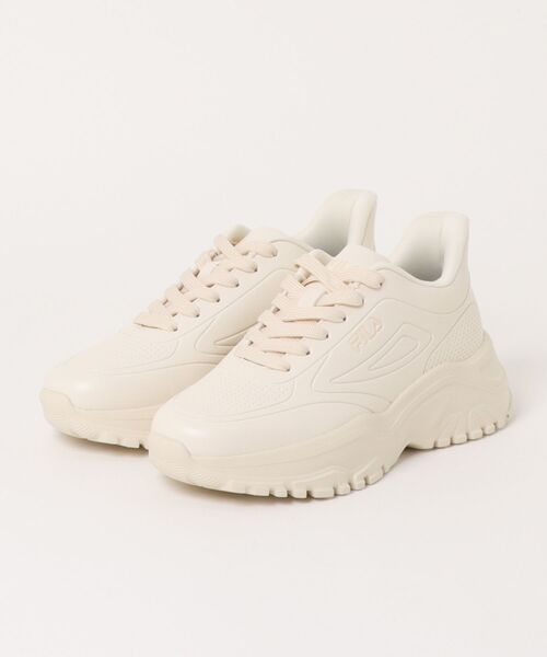 FILA(フィラ)の「【FILA】Purle(スニーカー・レディース・アイボリー・23.5cm/25.0cm/23.0cm/24.0cm/24.5cm)」の1枚目の写真