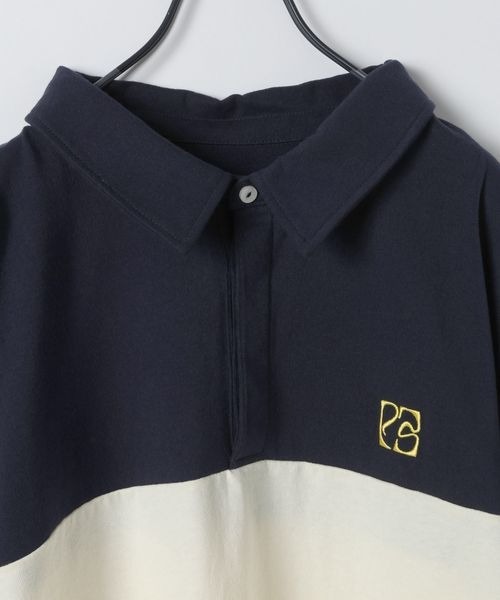 JEANASIS（ジーナシス）の「【PEE企画】ラガ－シャツ/664278（ポロシャツ・レディース・ネイビー系/レッド系その他/ブラウン系その他・FREE）」の13枚目の写真