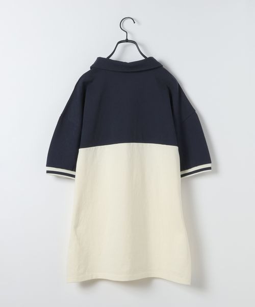 JEANASIS（ジーナシス）の「【PEE企画】ラガ－シャツ/664278（ポロシャツ・レディース・ネイビー系/レッド系その他/ブラウン系その他・FREE）」の12枚目の写真