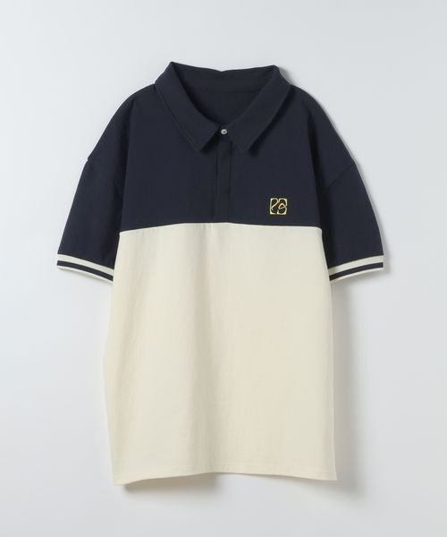 JEANASIS（ジーナシス）の「【PEE企画】ラガ－シャツ/664278（ポロシャツ・レディース・ネイビー系/レッド系その他/ブラウン系その他・FREE）」の11枚目の写真