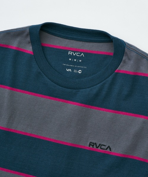 RVCA(ルーカ)の「RVCA 16/2 STRIPE SS(Tシャツ/カットソー・メンズ・ブラック/ネイビー・M/L)」の3枚目の写真