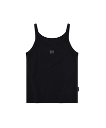 W TAG FRICE SLEEVELESS - BLACK