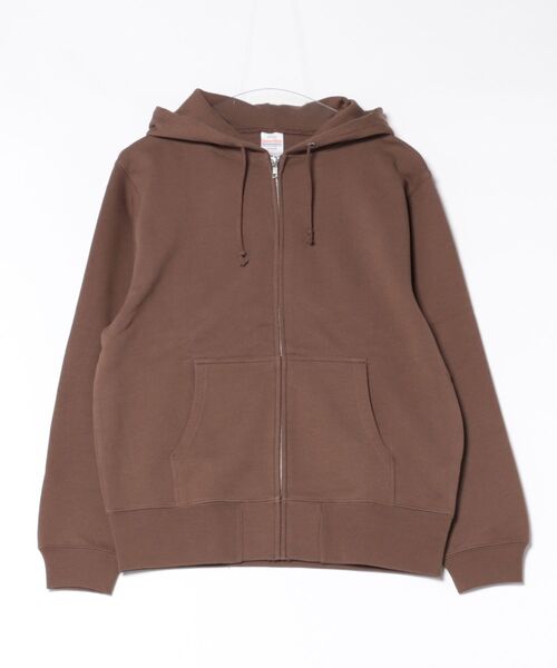 TONE SELECT WEAR（トーンセレクトウェア）の「United Athle(ユナイテッドアスレ) 10.0オンス スウェットフルジップパーカー 裏パイル メンズ (5213-01) (521301)【10.0ozタヘジリプ】（パーカー・メンズ・ダークブラウン/ホワイト/パープル/ネイビー/バーガンディー/レッド/グリーン/チャコールグレー/ライトピンク/オリーブ/ブラック/グレー・LARGE/MEDIUM/X-LARGE/SMALL）」の5枚目の写真