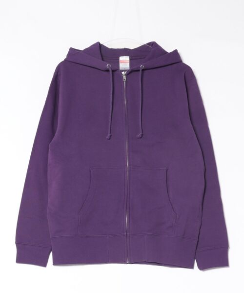 TONE SELECT WEAR（トーンセレクトウェア）の「United Athle(ユナイテッドアスレ) 10.0オンス スウェットフルジップパーカー 裏パイル メンズ (5213-01) (521301)【10.0ozタヘジリプ】（パーカー・メンズ・ダークブラウン/ホワイト/パープル/ネイビー/バーガンディー/レッド/グリーン/チャコールグレー/ライトピンク/オリーブ/ブラック/グレー・LARGE/MEDIUM/X-LARGE/SMALL）」の9枚目の写真