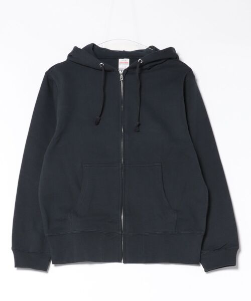 TONE SELECT WEAR（トーンセレクトウェア）の「United Athle(ユナイテッドアスレ) 10.0オンス スウェットフルジップパーカー 裏パイル メンズ (5213-01) (521301)【10.0ozタヘジリプ】（パーカー・メンズ・ダークブラウン/ホワイト/パープル/ネイビー/バーガンディー/レッド/グリーン/チャコールグレー/ライトピンク/オリーブ/ブラック/グレー・LARGE/MEDIUM/X-LARGE/SMALL）」の8枚目の写真