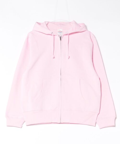 TONE SELECT WEAR（トーンセレクトウェア）の「United Athle(ユナイテッドアスレ) 10.0オンス スウェットフルジップパーカー 裏パイル メンズ (5213-01) (521301)【10.0ozタヘジリプ】（パーカー・メンズ・ダークブラウン/ホワイト/パープル/ネイビー/バーガンディー/レッド/グリーン/チャコールグレー/ライトピンク/オリーブ/ブラック/グレー・LARGE/MEDIUM/X-LARGE/SMALL）」の10枚目の写真