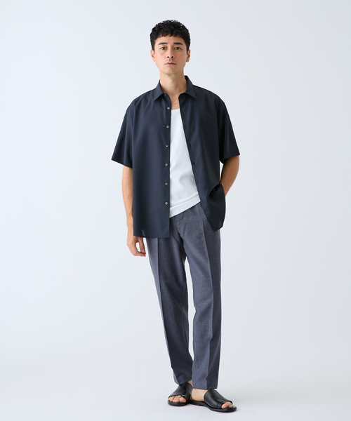 EDIFICE(エディフィス)の「P/Li CHAMBRAY RT イージーパンツ(その他パンツ・メンズ・ブラウン系その他/ブラック/チャコールグレー/ベージュ・MEDIUM/SMALL/LARGE)」の13枚目の写真